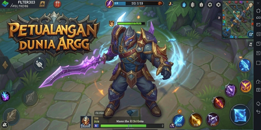 Tampilan gameplay intens dari FILTER303 dengan aksi ARPG yang mendebarkan.