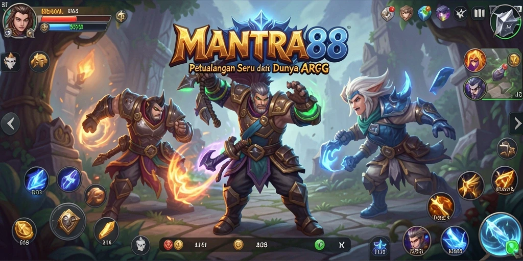 Gameplay seru dan grafis menakjubkan di MANTRA88.