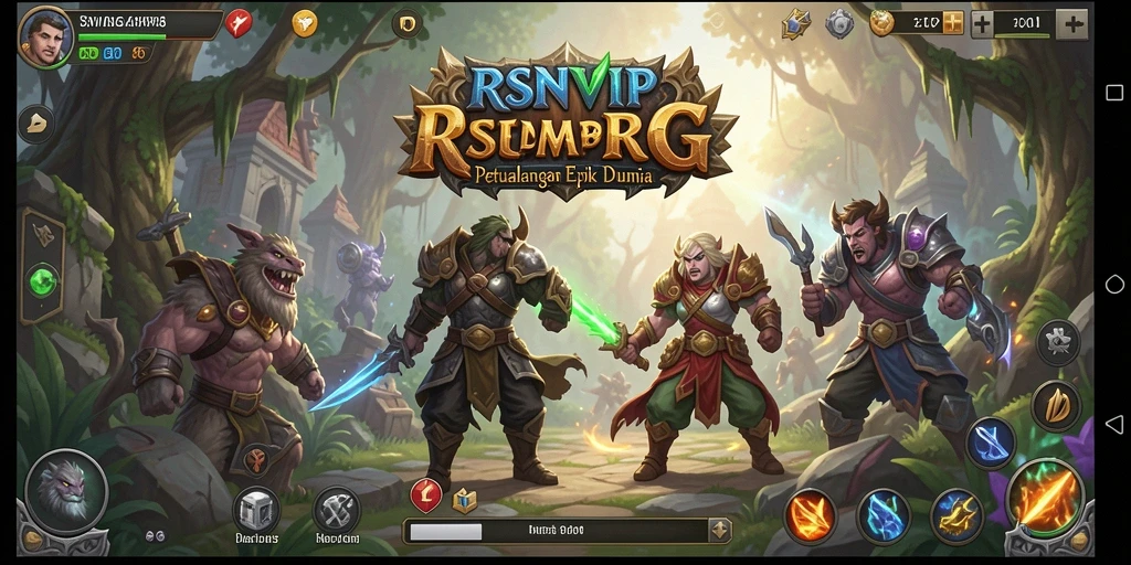 Tampilan gameplay RSNVIP8 yang seru dan menantang bagi para pemain RPG.