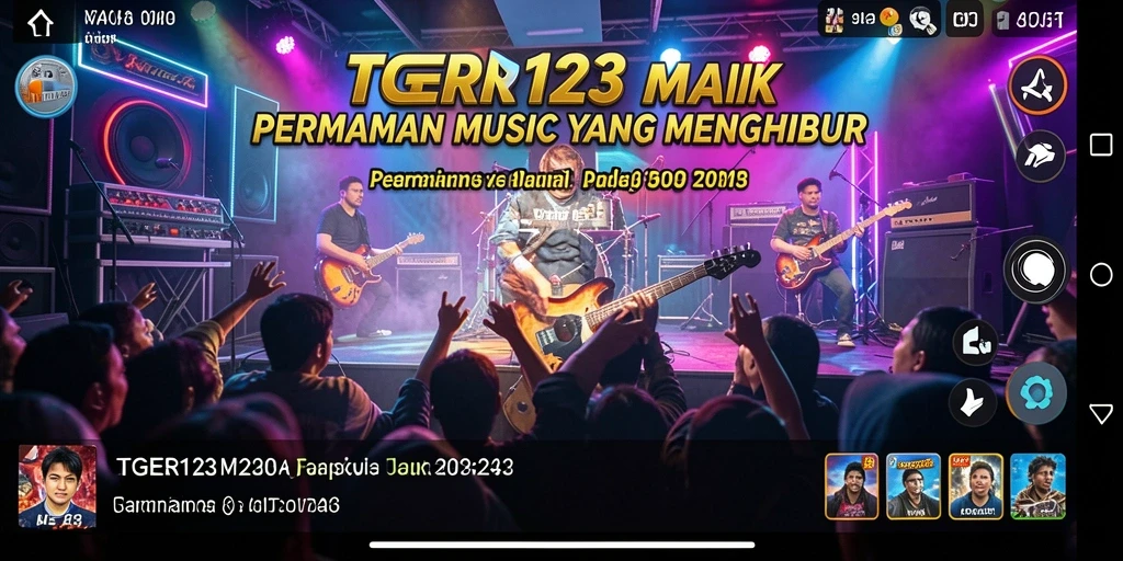 Tampilan gameplay TGER123 yang interaktif dan penuh warna.