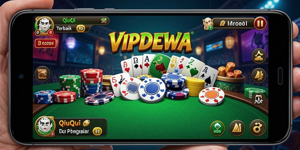 Tampilan gameplay QiuQiu yang seru dan mendebarkan di VIPDEWA.